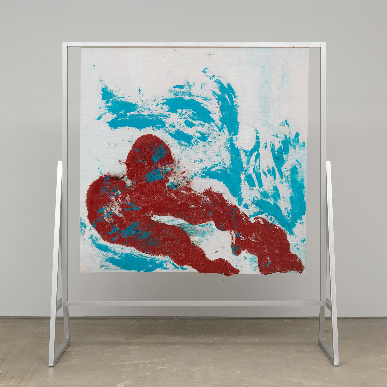 Candida Alvarez, Red Puddle, from Air Paintings (2017-2019), 2017