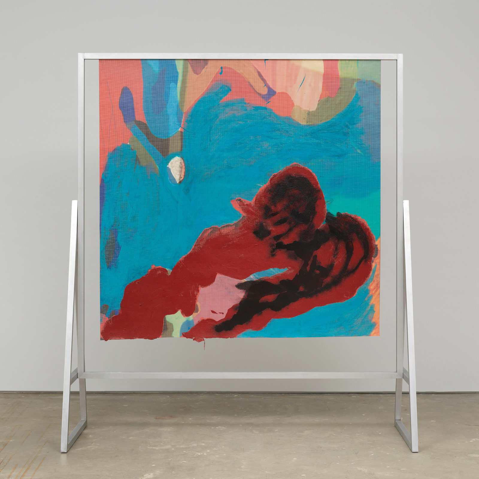 Candida Alvarez, Red Puddle, from Air Paintings (2017-2019), 2017