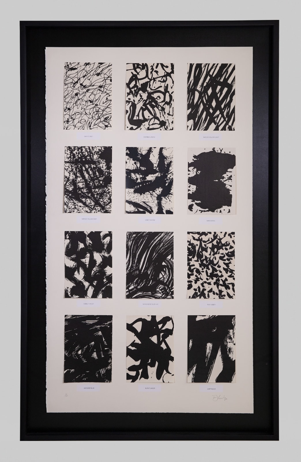 William Kentridge, Colour Chart I, 2012