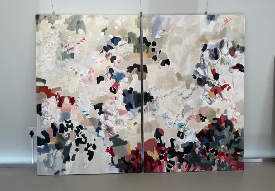 Helen van Stolk, Majestic & Can't be Tamed (Diptych), 2025