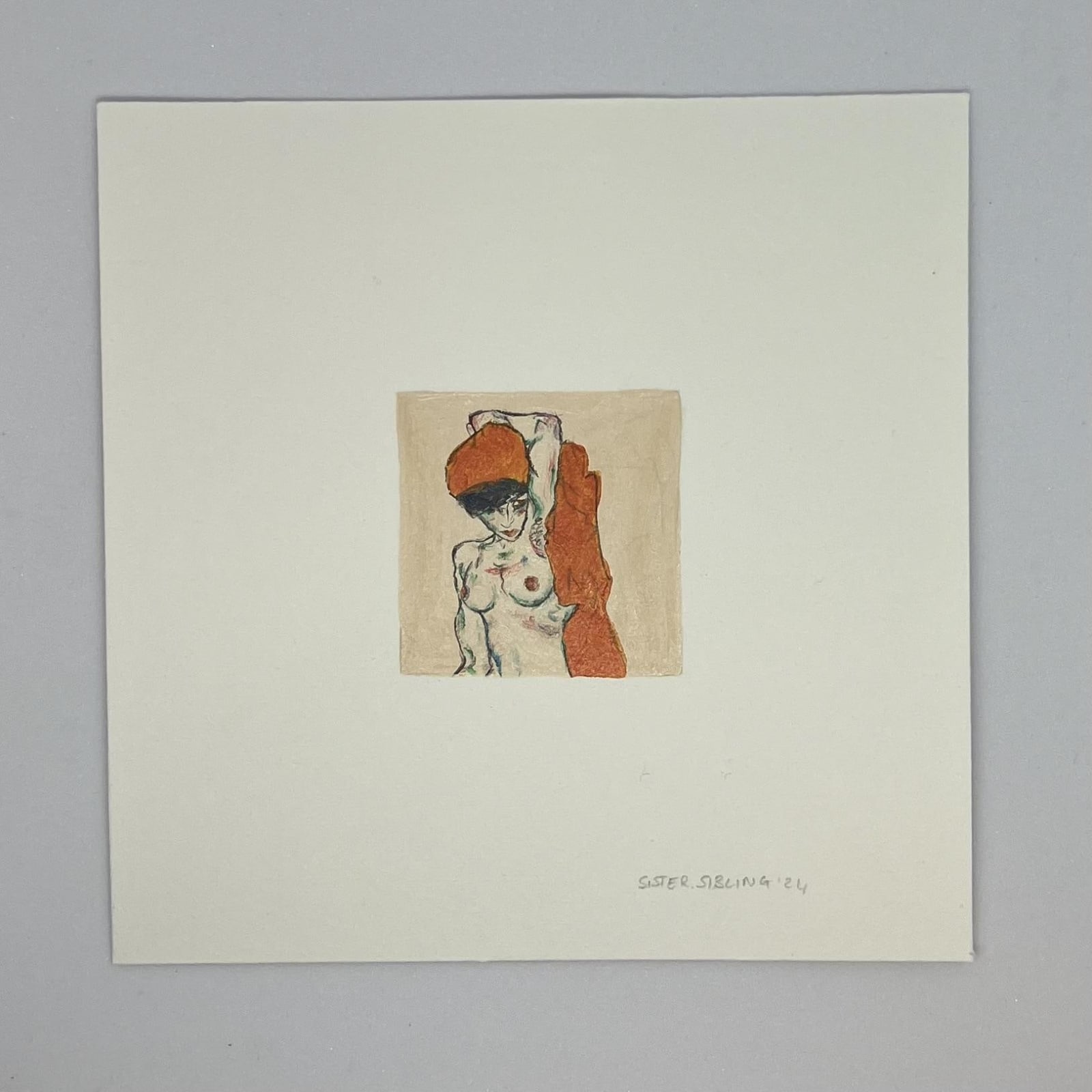 Sister.Siblings, Egon Schiele Portrait #1, 2024