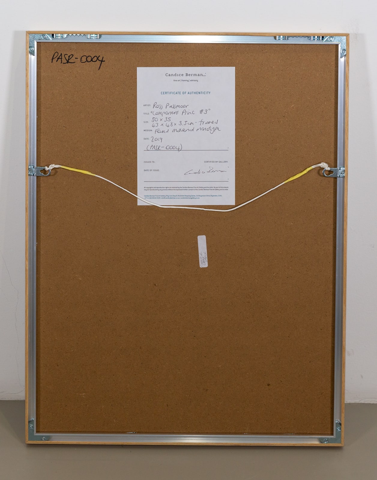 Ross Passmoor, Component Print #3, 2019