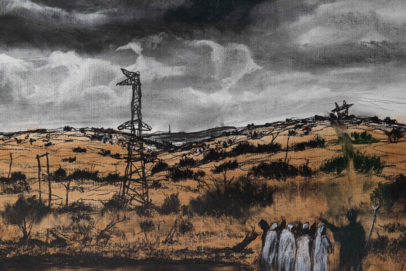 Themba Khumalo, Izwi (Diptych), 2023