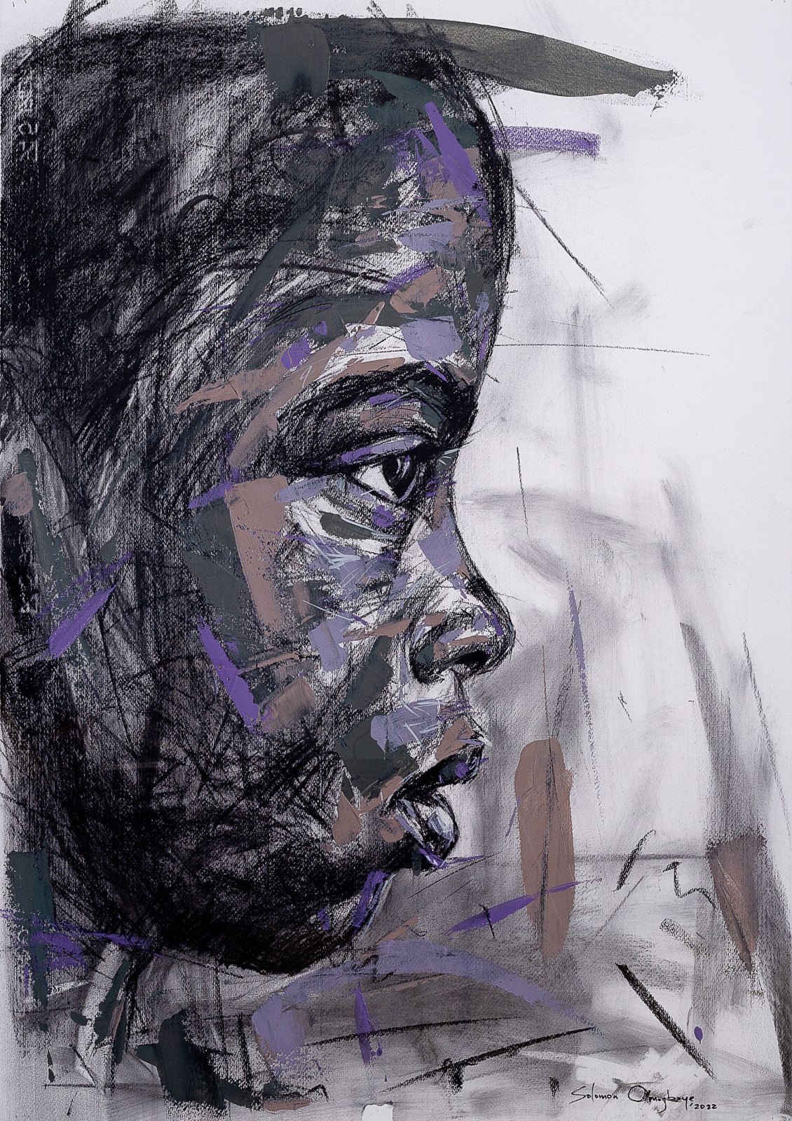Solomon Omogboye, Gaze, 2022