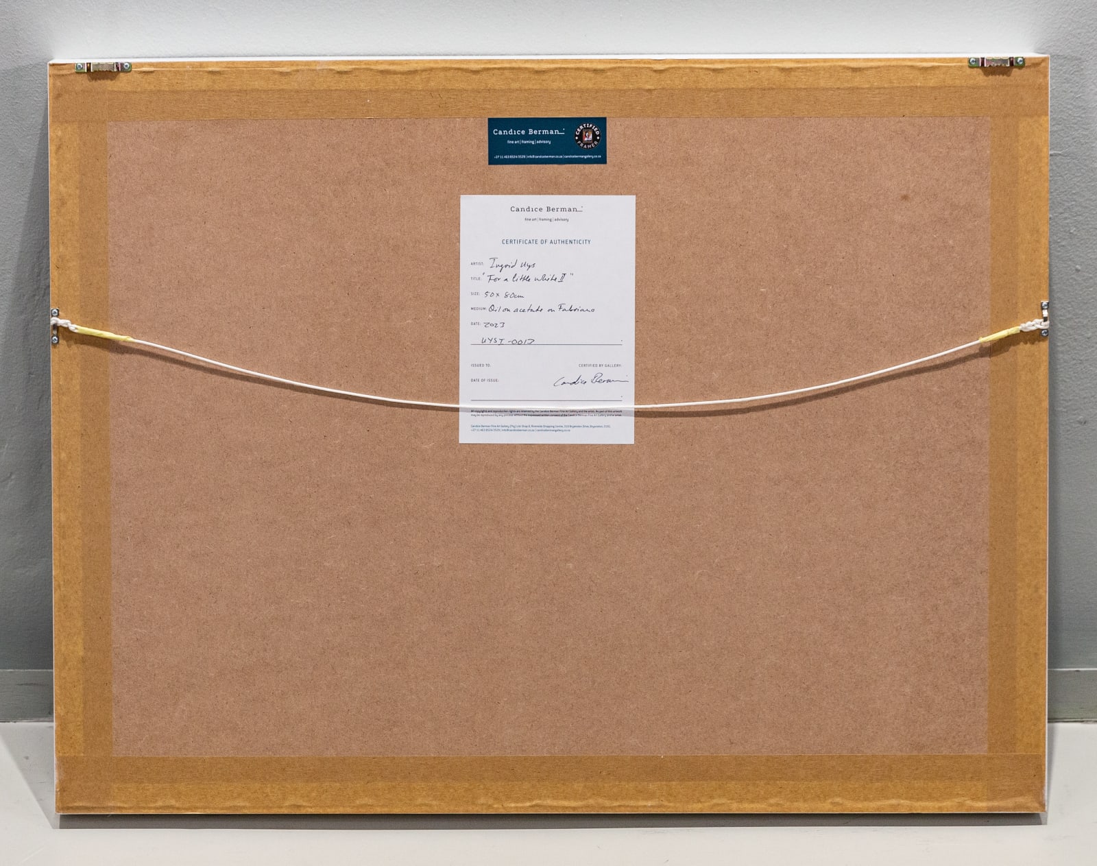 Ingrid Uys, For a little while II, 2023