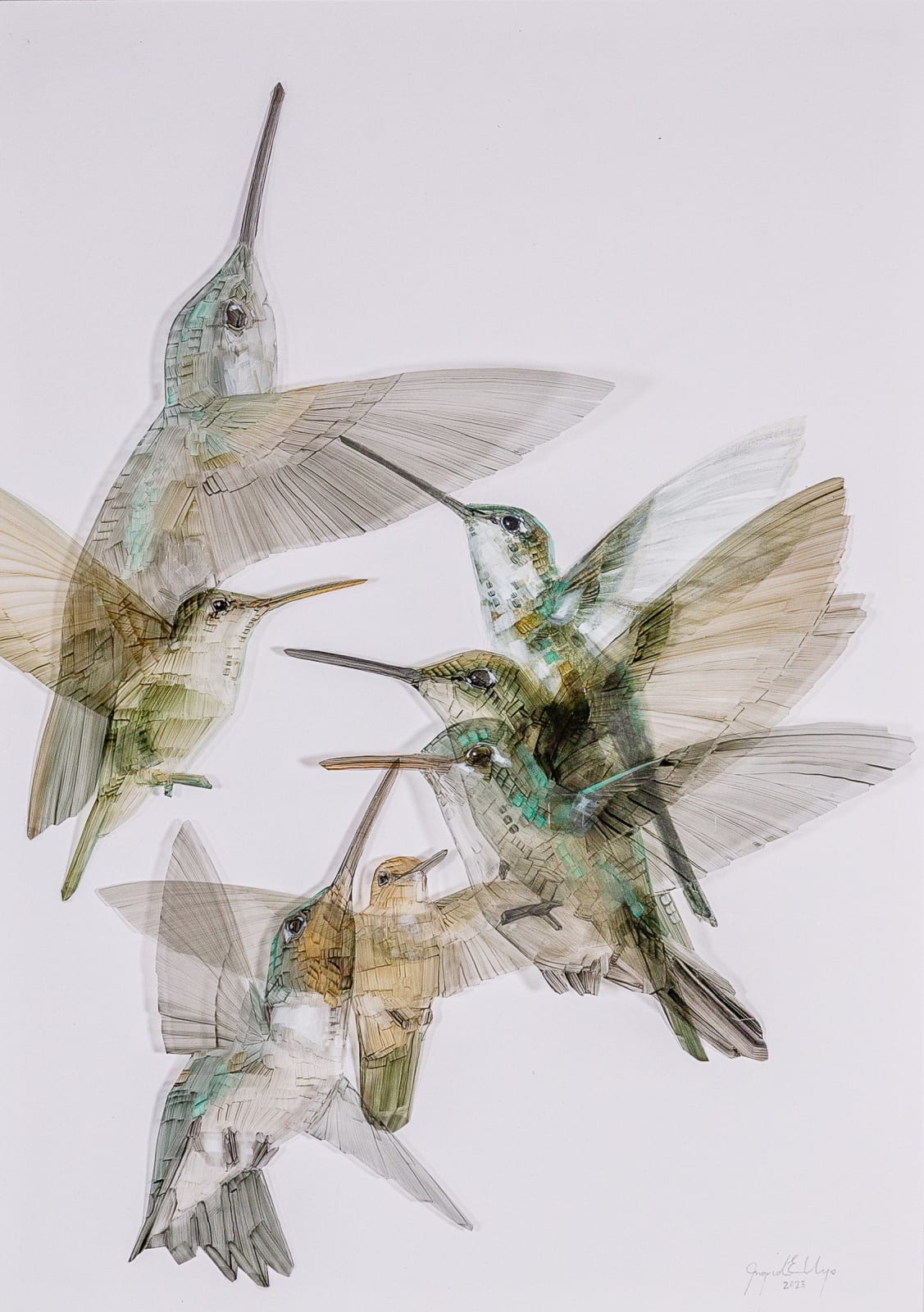 Ingrid Uys, Cluster of time II, 2023