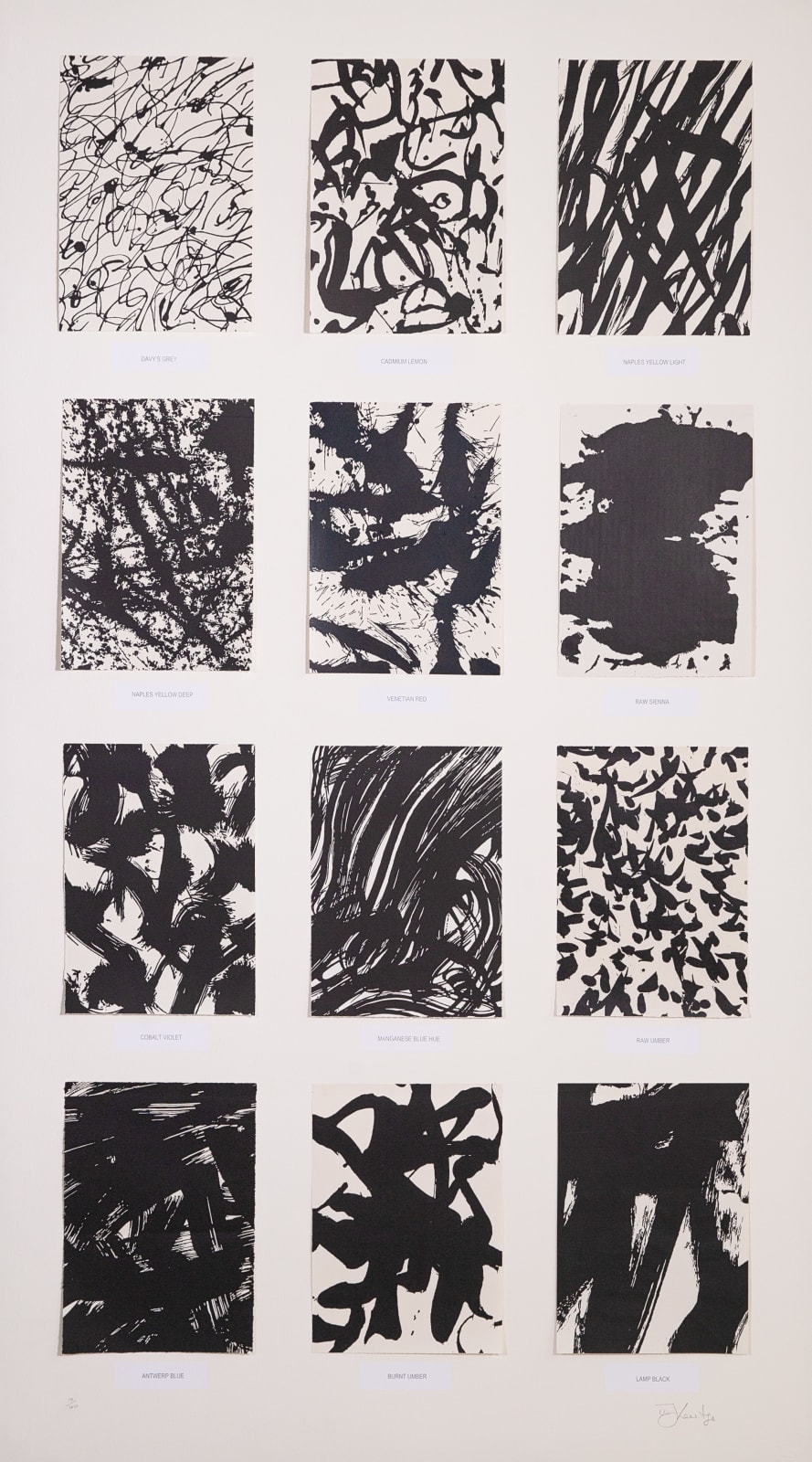 William Kentridge, Colour Chart I, 2012