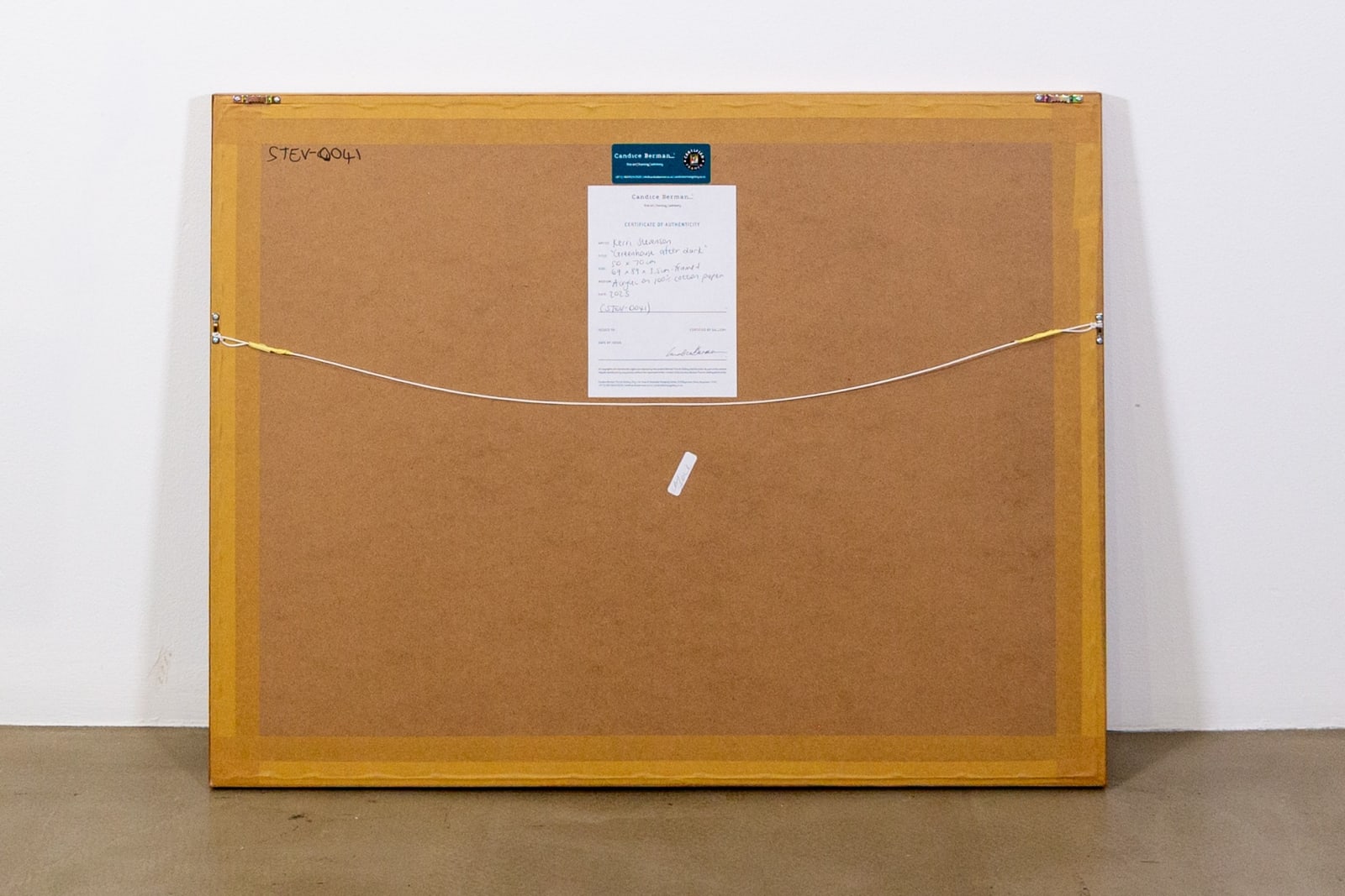 Kerri Stevenson, Greenhouse after dark, 2025