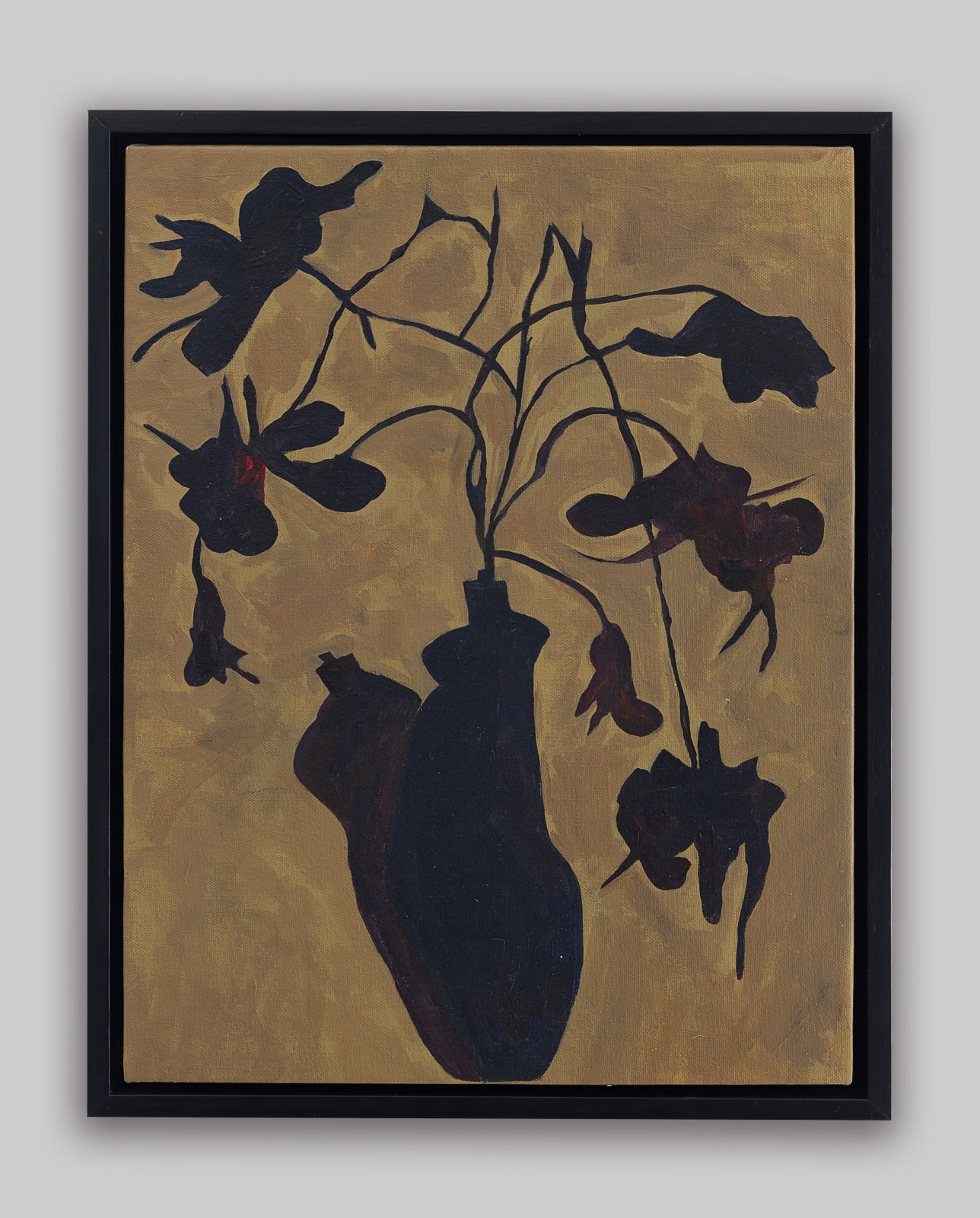 Thirza Schaap, Nine black flowers, 2025