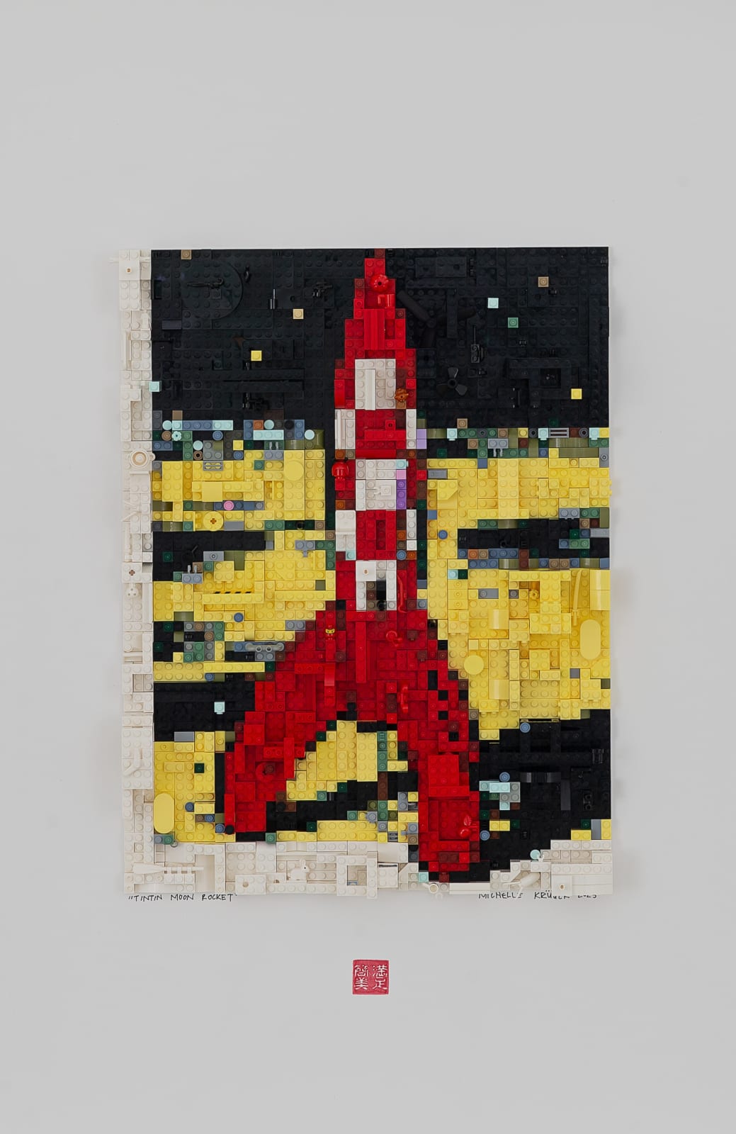 Michelle Kruger, Tintin Moon Rocket, 2025