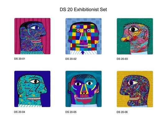 Norman Catherine, Exhibitionist (Set set of 6), 2022