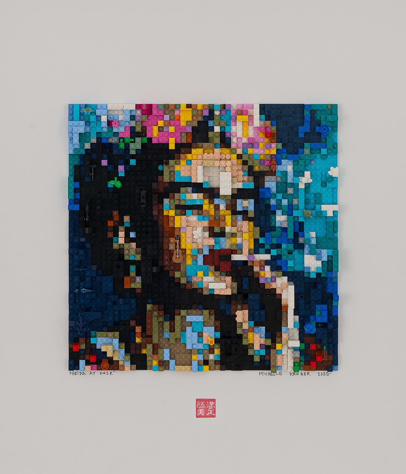 Michelle Kruger, Frida smoking at Dusk, 2025