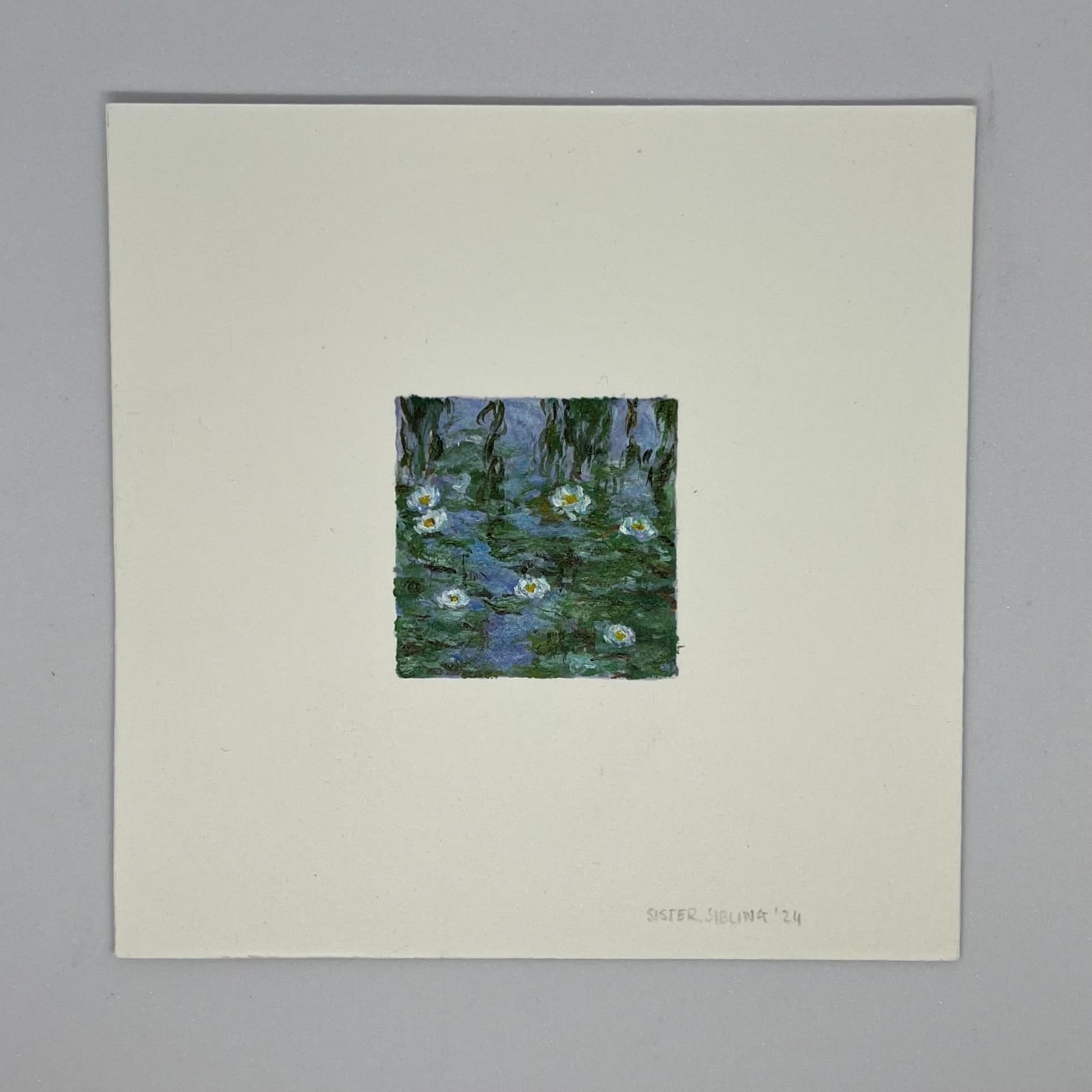 Sister.Siblings, Monet Water Lilies #1, 2024