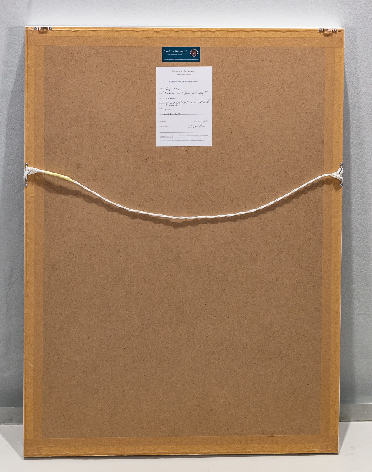 Ingrid Uys, A sinuous trail from yesterday I, 2023