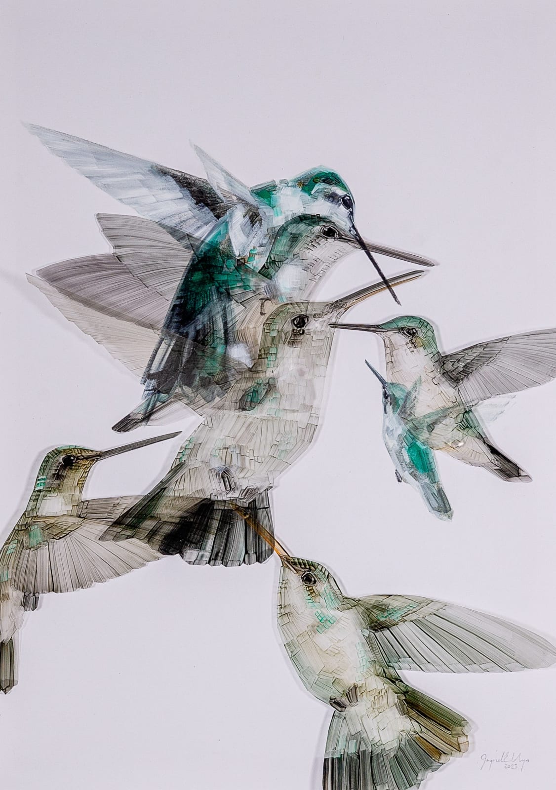 Ingrid Uys, Cluster of time III, 2023