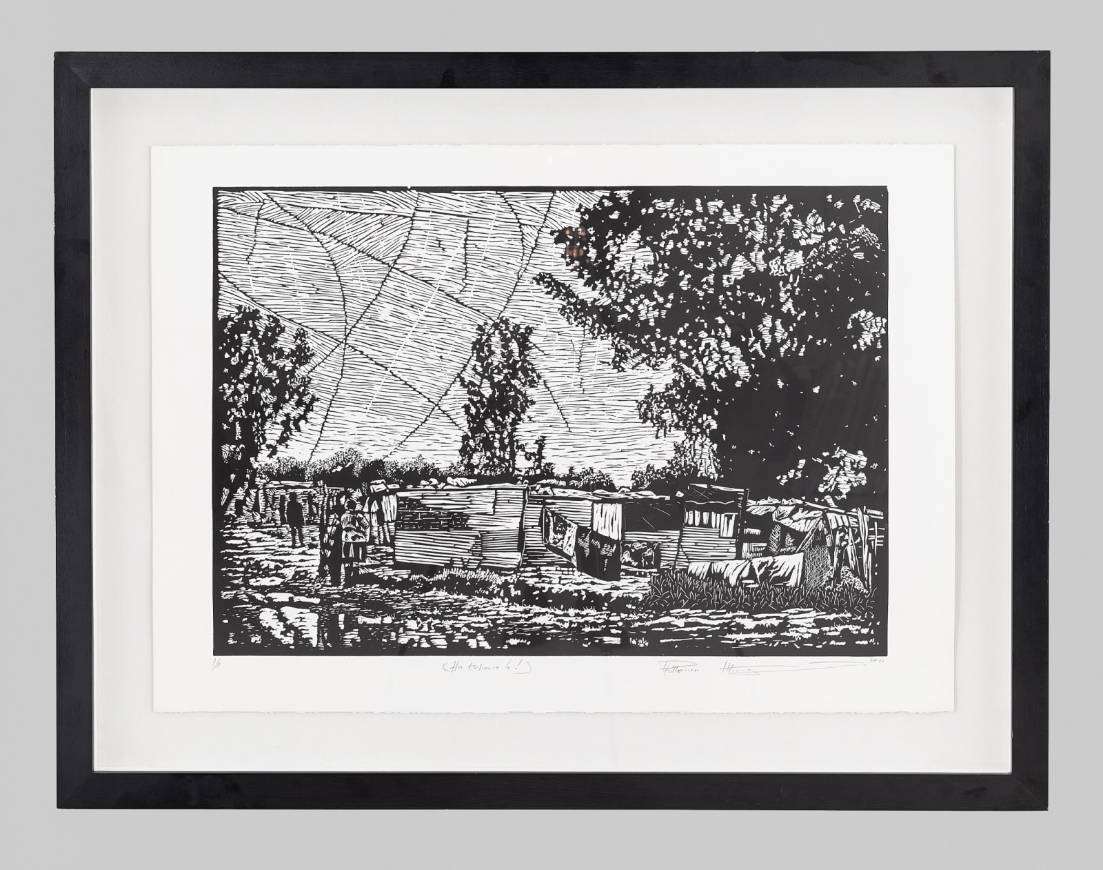 Philemon Hlungwane, Landscape (Medium) P/P, 2011