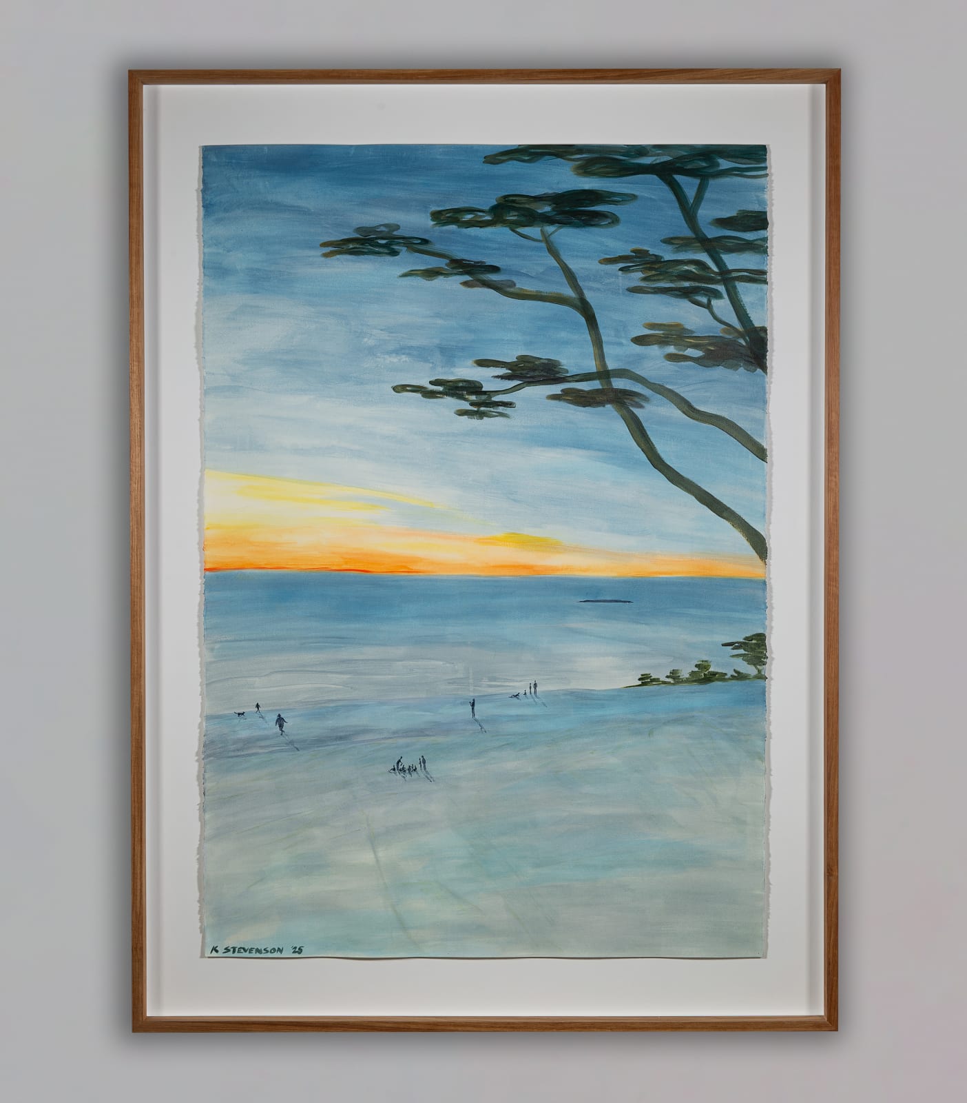 Kerri Stevenson, View over atlantic at dusk, 2025