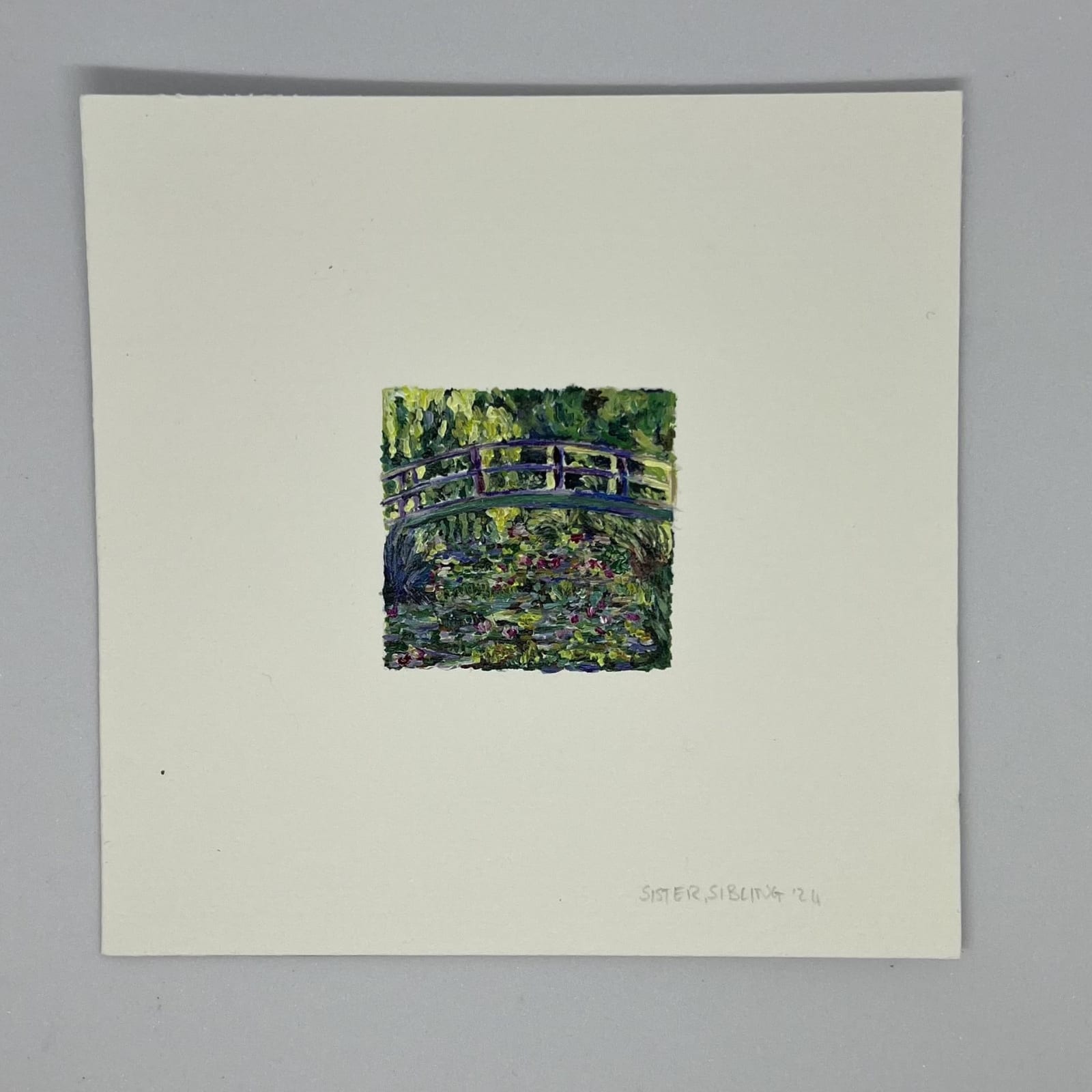 Sister.Siblings, Monet Japanese Bridge, 2024