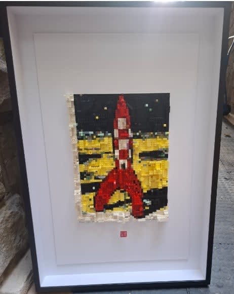 Michelle Kruger, Tintin Moon Rocket, 2025