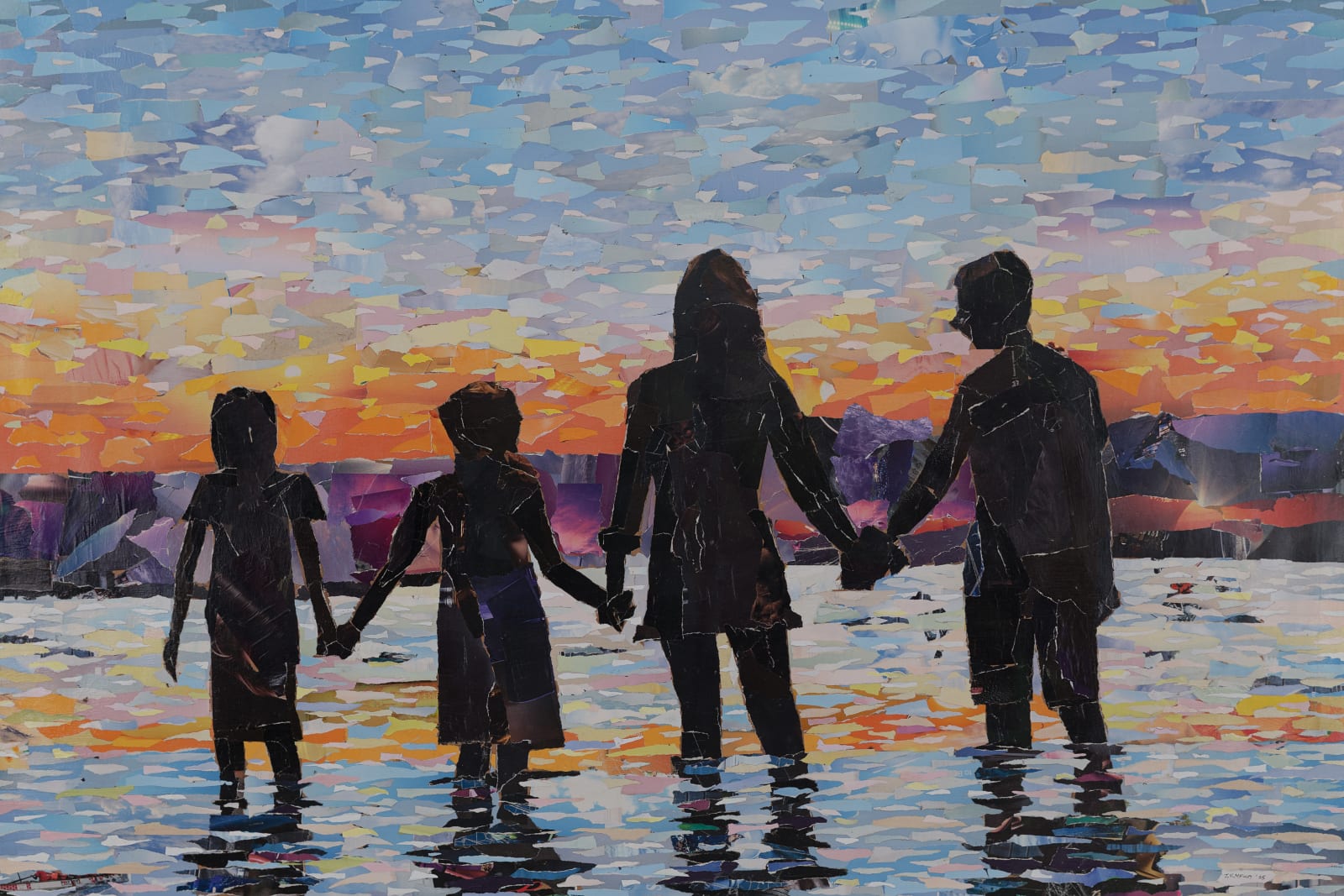 John Vusi Mfupi, Family of four , 2025