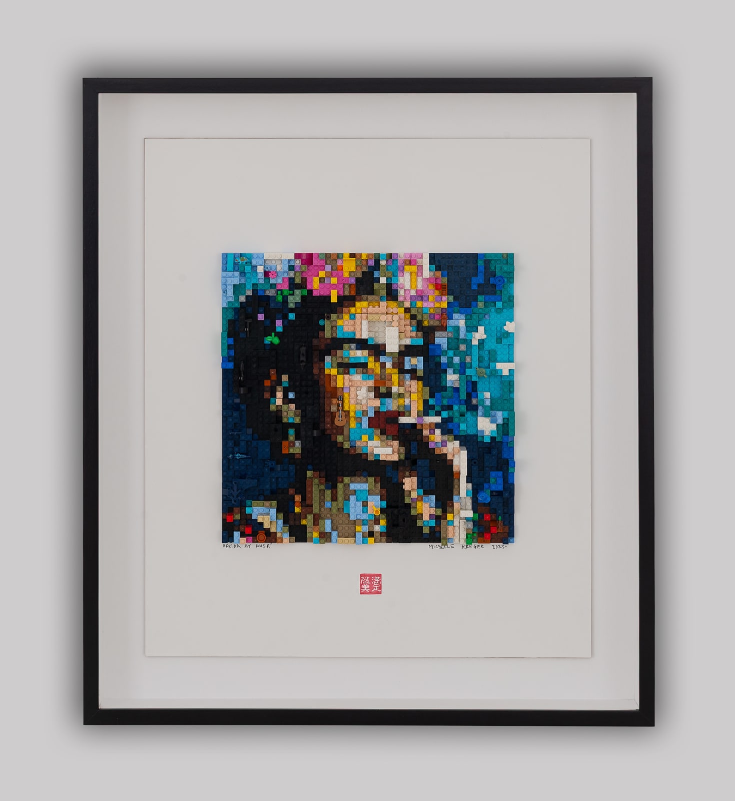 Michelle Kruger, Frida smoking at Dusk, 2025