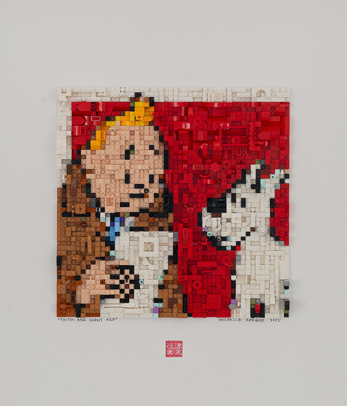 Michelle Kruger, Tintin & Snowy Red, 2025