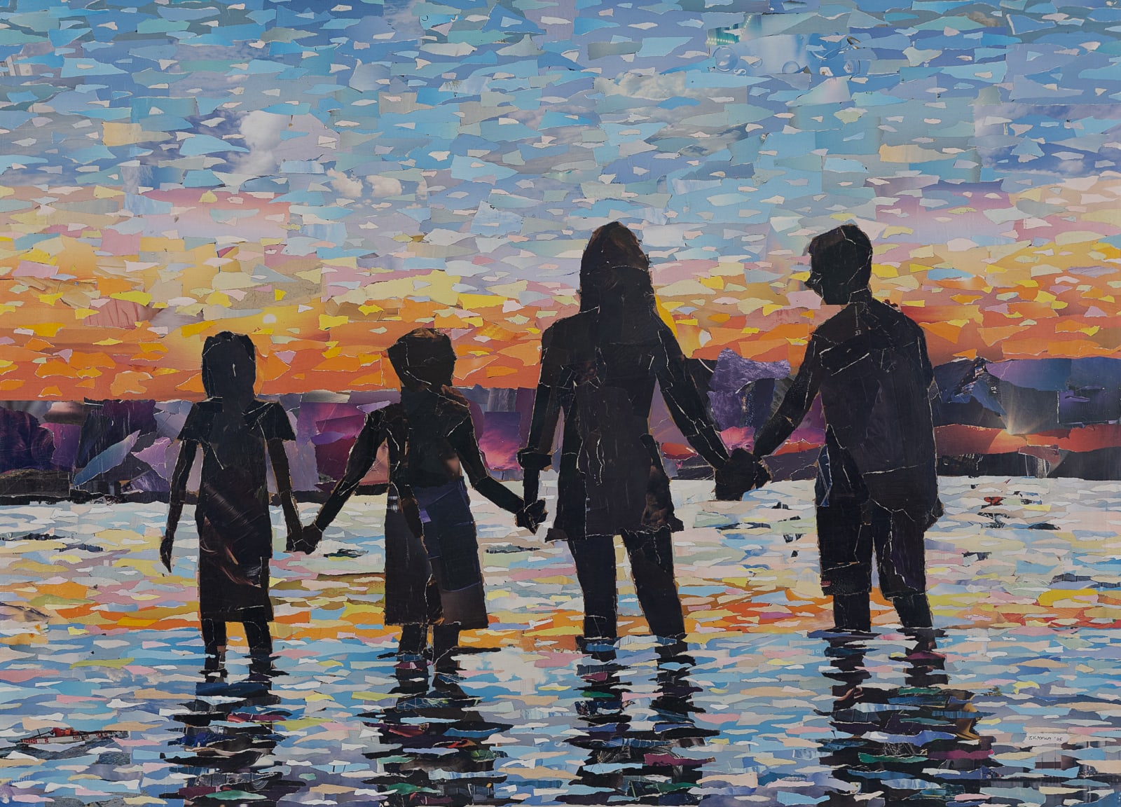 John Vusi Mfupi, Family of four , 2025