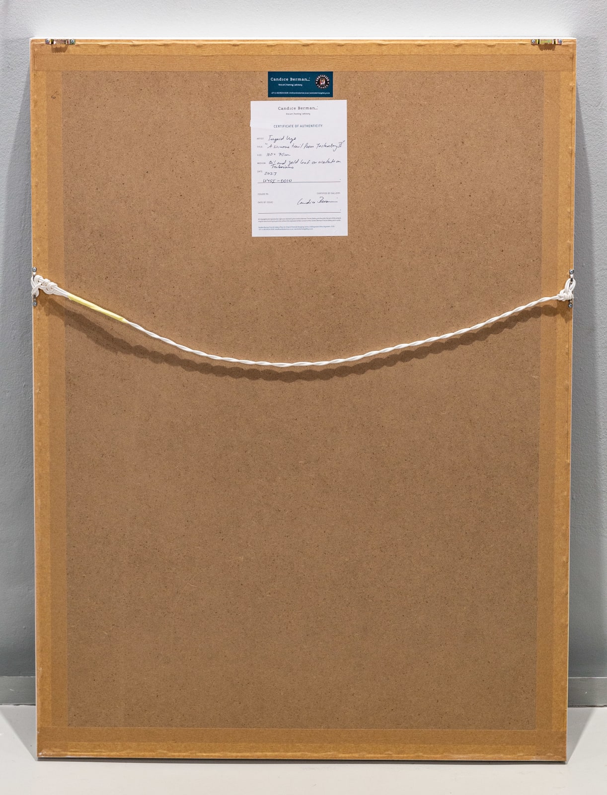 Ingrid Uys, A sinuous trail from yesterday II, 2023