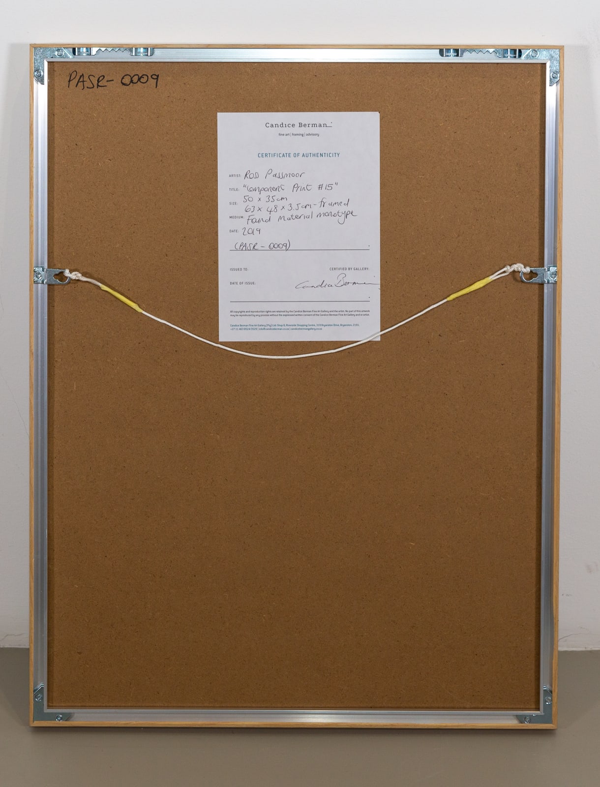 Ross Passmoor, Component Print #15, 2019