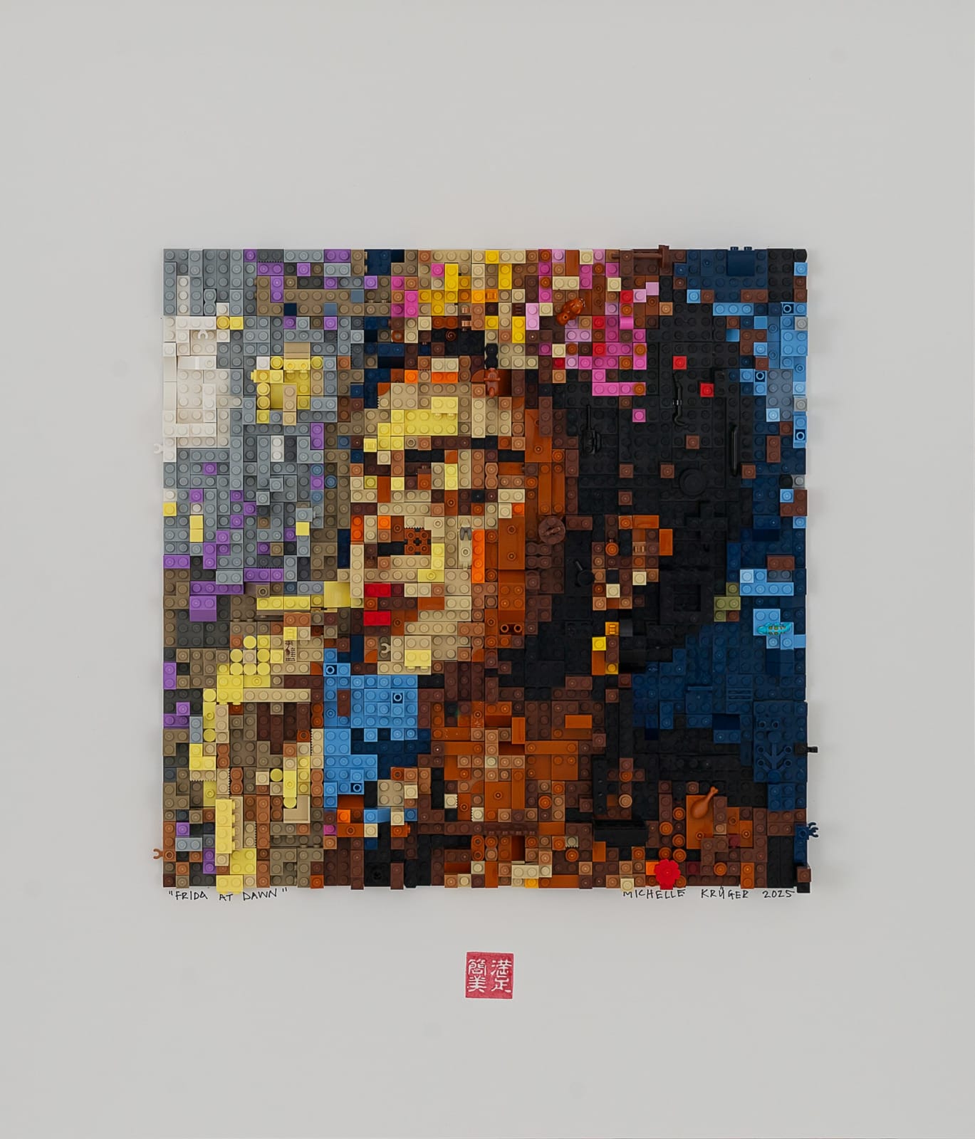 Michelle Kruger, Frida smoking at Dawn, 2025