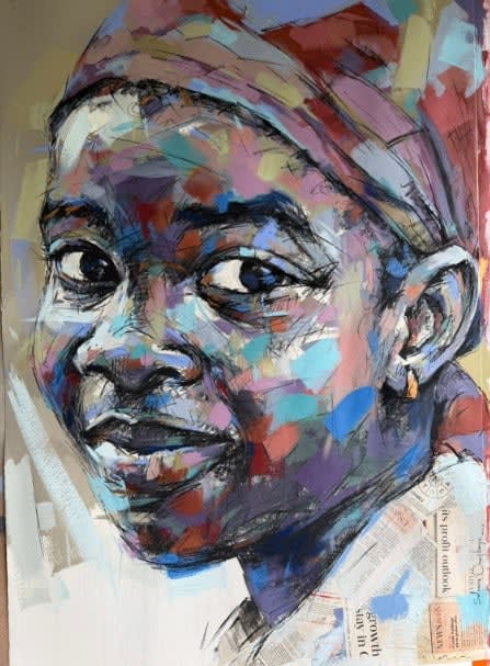 Solomon Omogboye, Chromatic Grace, 2025