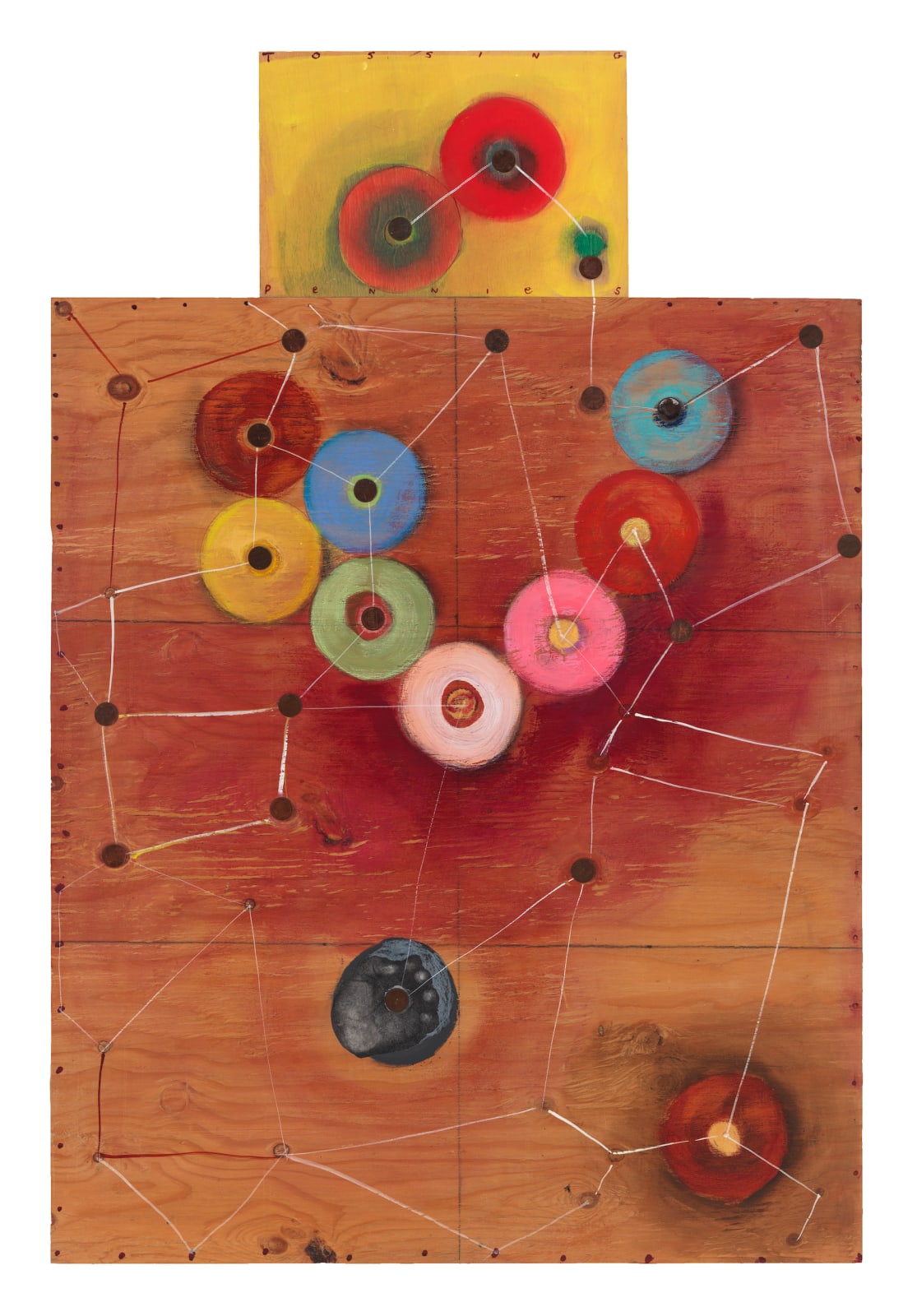 Candida Alvarez, Tossing Pennies, 1995