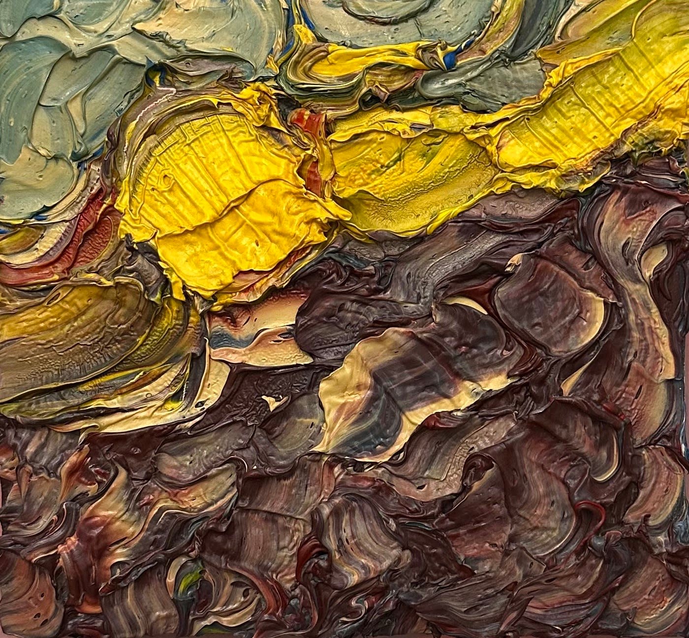 Michael Monaghan, Tumultuous Sea with Sun