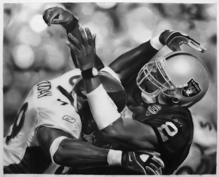 Robert Longo, Study of Football Players, 2012