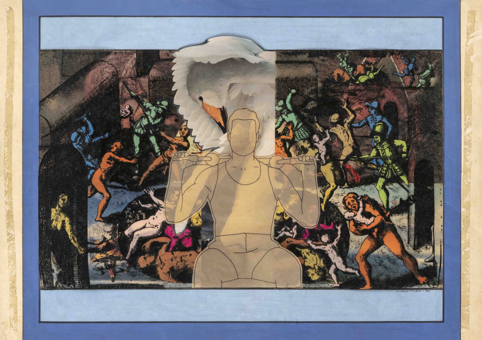 Raúl Martínez, Untitled, from the Series La Conquista, 1990