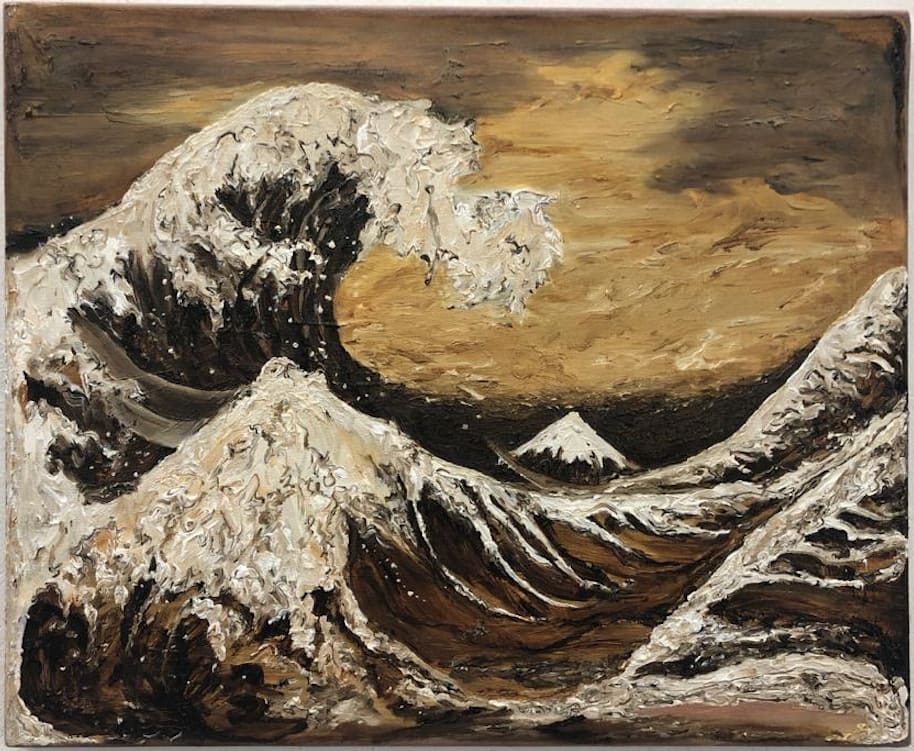 Vera Palme, Untitled (The Wave), 2020-21