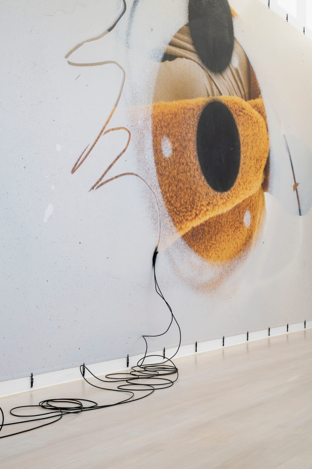 Jack O’Brien, Overflow II (mesh banner), 2025