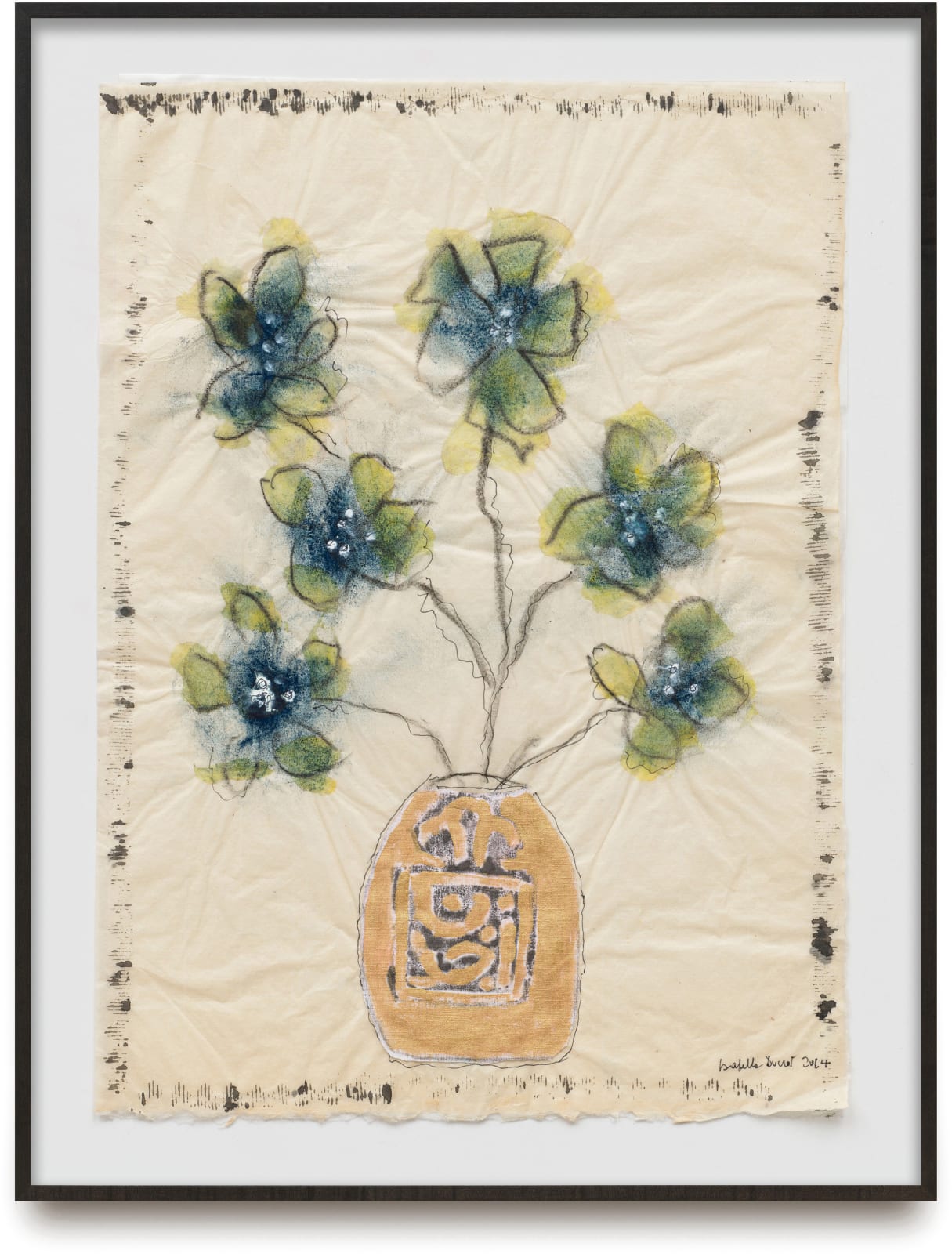Isabella Ducrot, Trembling Blue Yellow Flowers, 2024