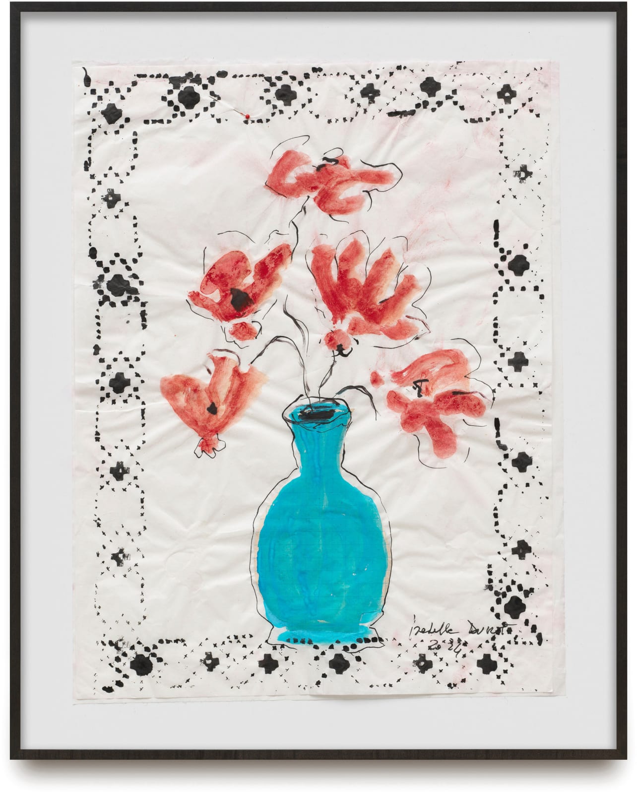 Isabella Ducrot, Trembling Red Flowers VI, 2024