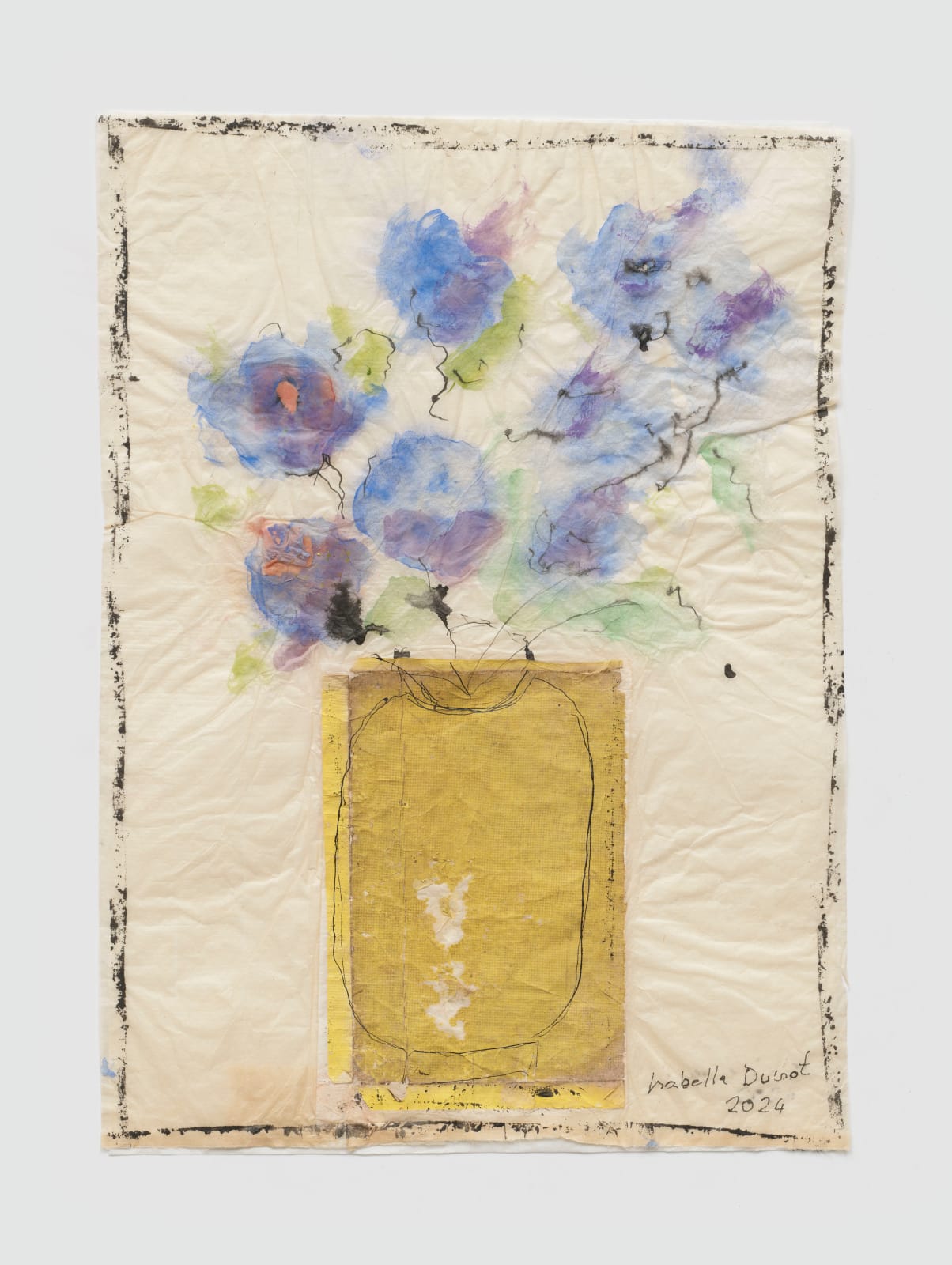 Isabella Ducrot, Trembling Blue Flowers, 2024