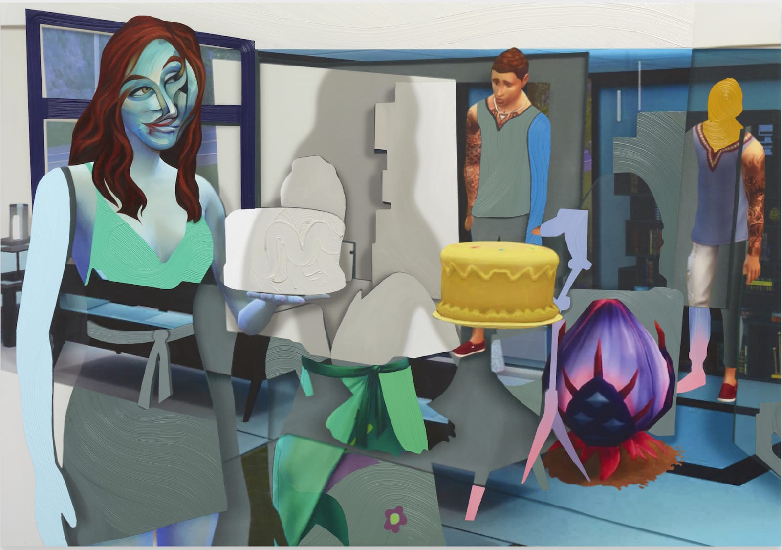 Pieter Schoolwerth, Shifted Sims #21 (Dissociative Identity Disorder Custom Trait), 2020