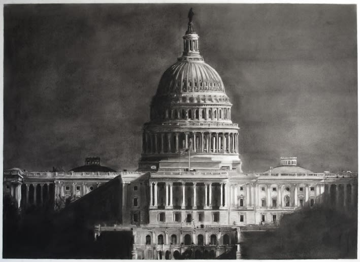 Robert Longo, Study of the Capitol, 2012