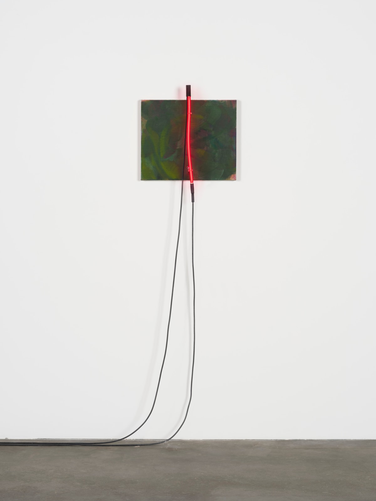 Mary Weatherford, Forest, Ruby Light, 2023