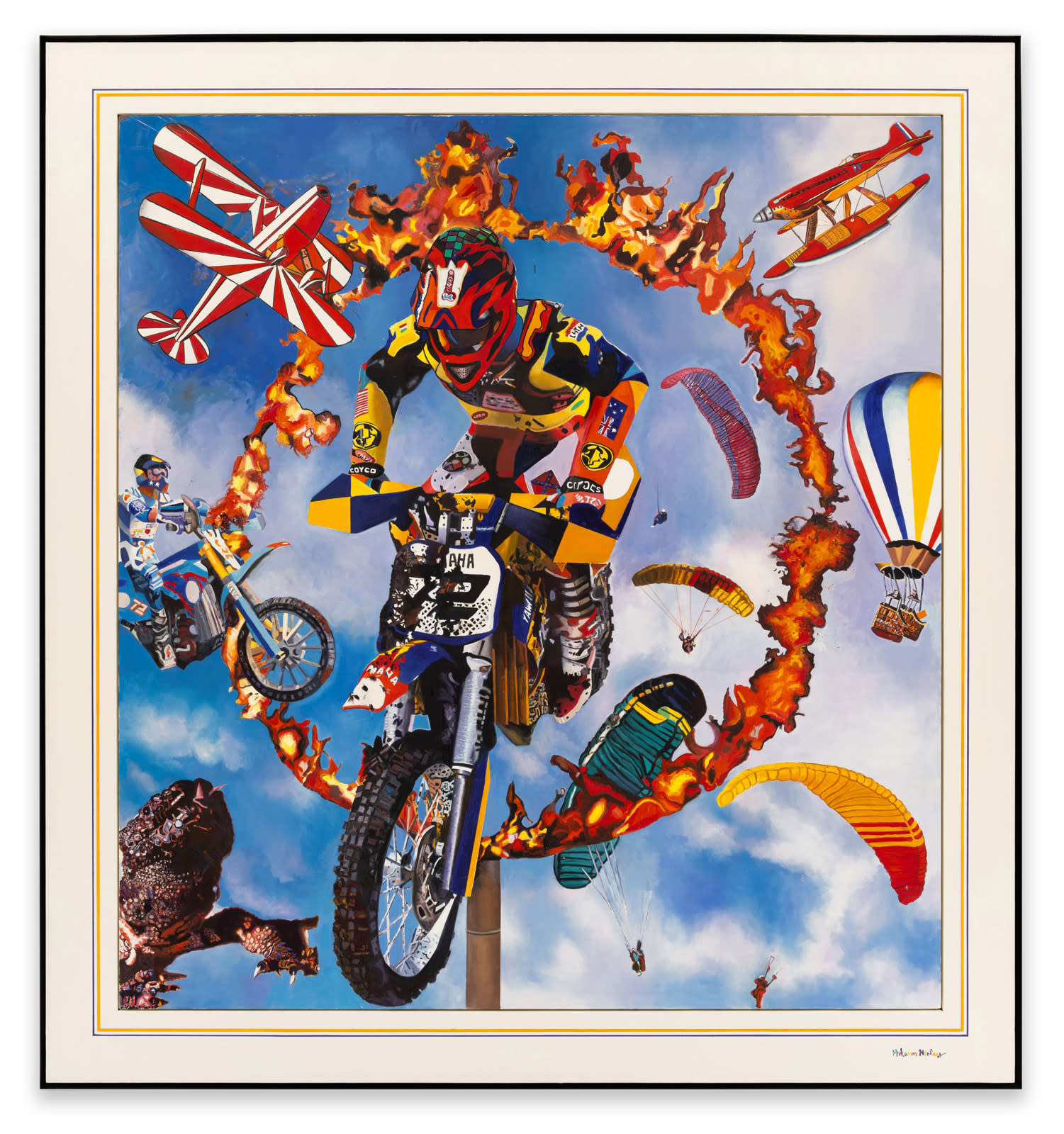 Malcolm Morley, Ring of Fire, 2009