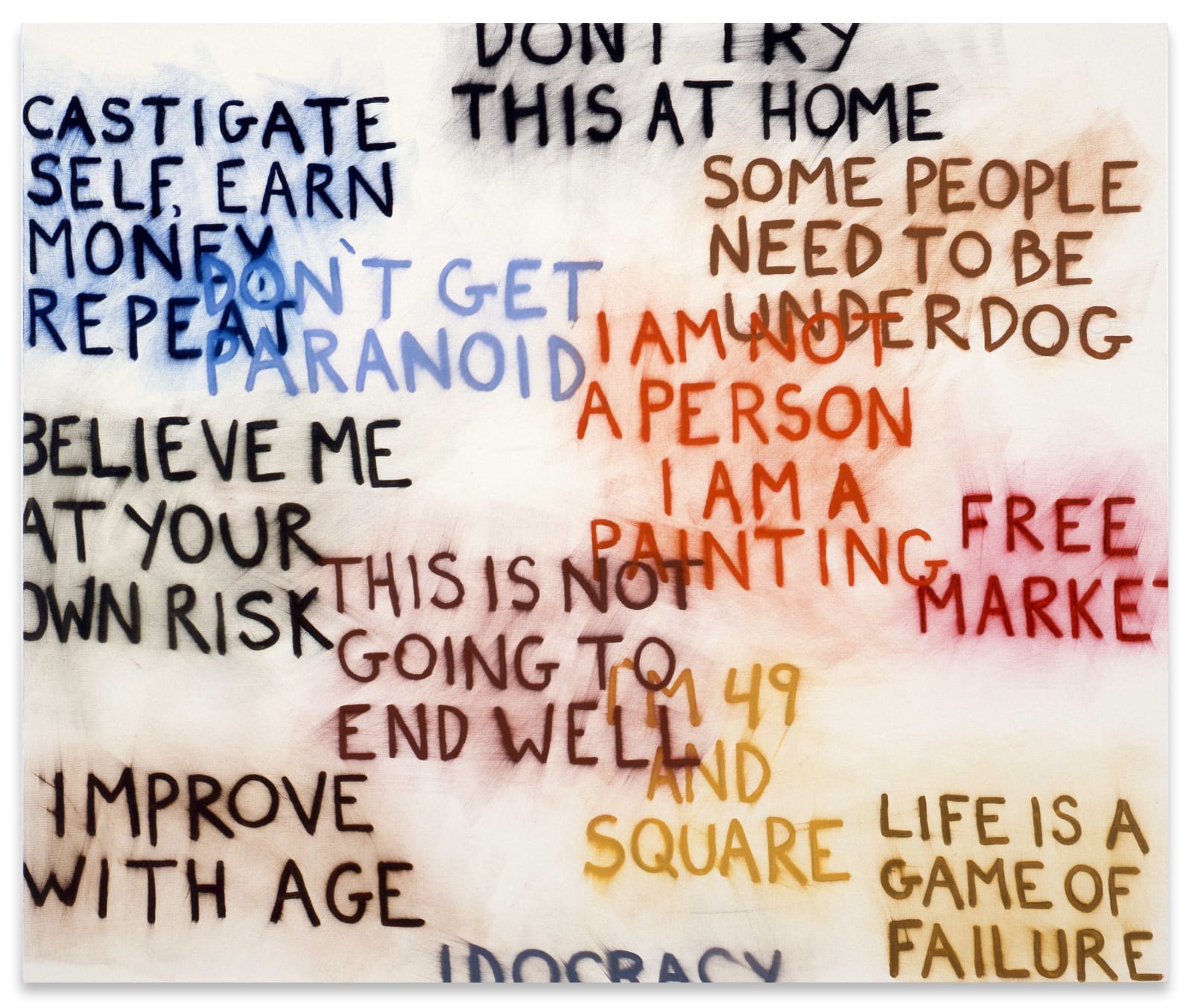 Sean Landers, I Am A Painting, 2011