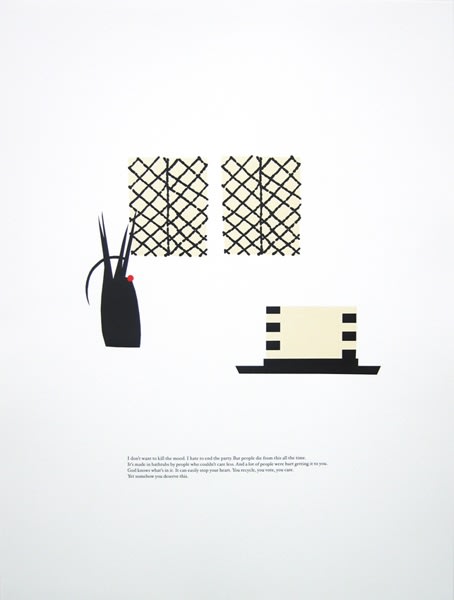 Matthew Brannon, Paper White, 2008