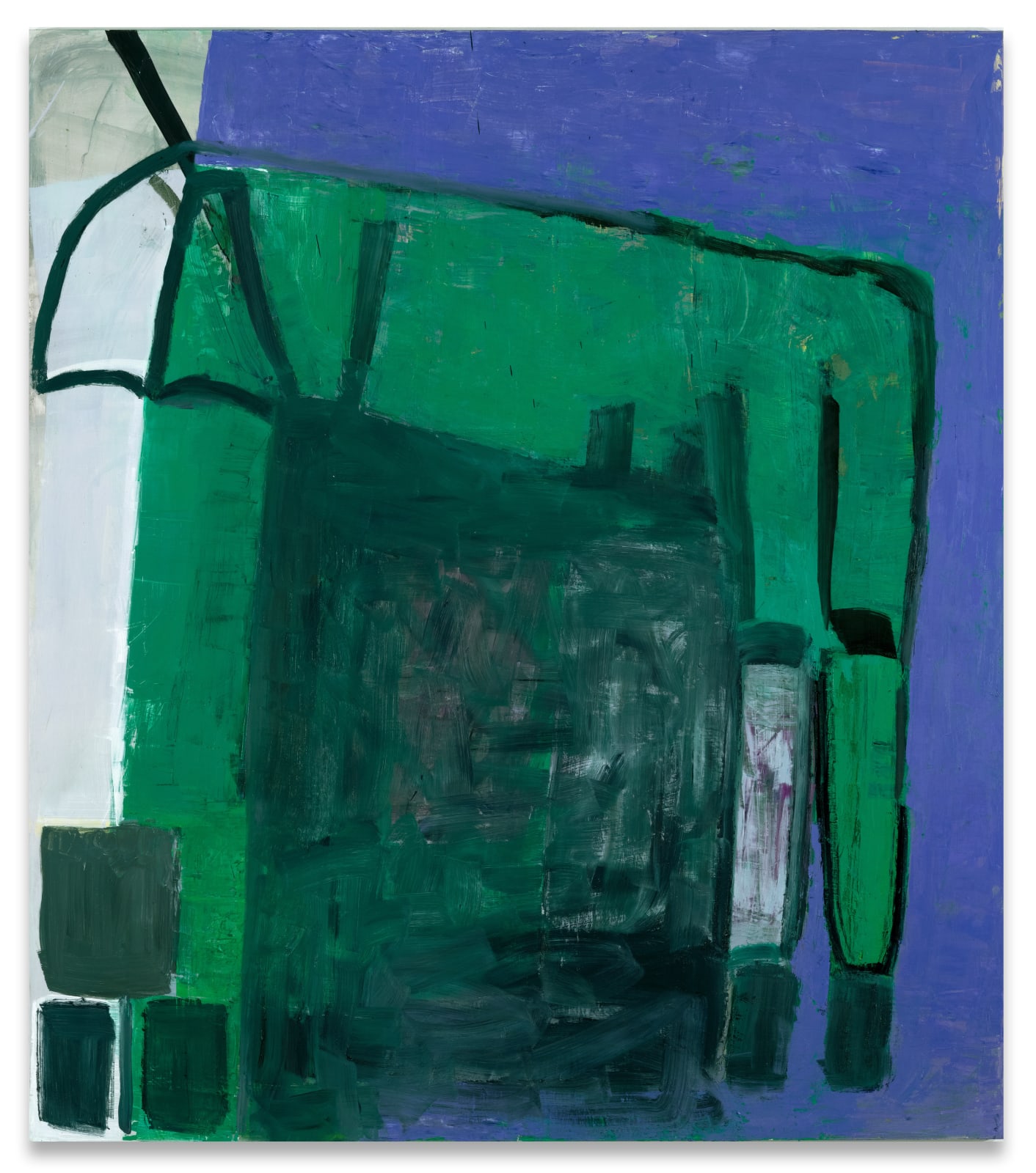 Amy Sillman, Back of a Horse Costume X 2, 2015-16