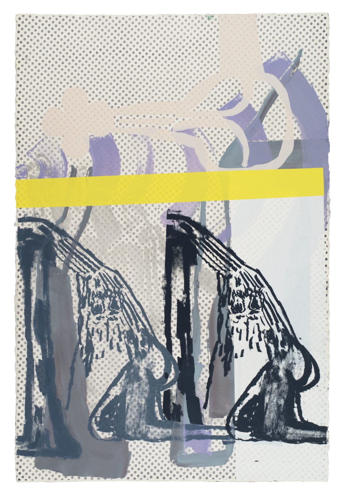 Amy Sillman, Dub Stamp (2B), 2019
