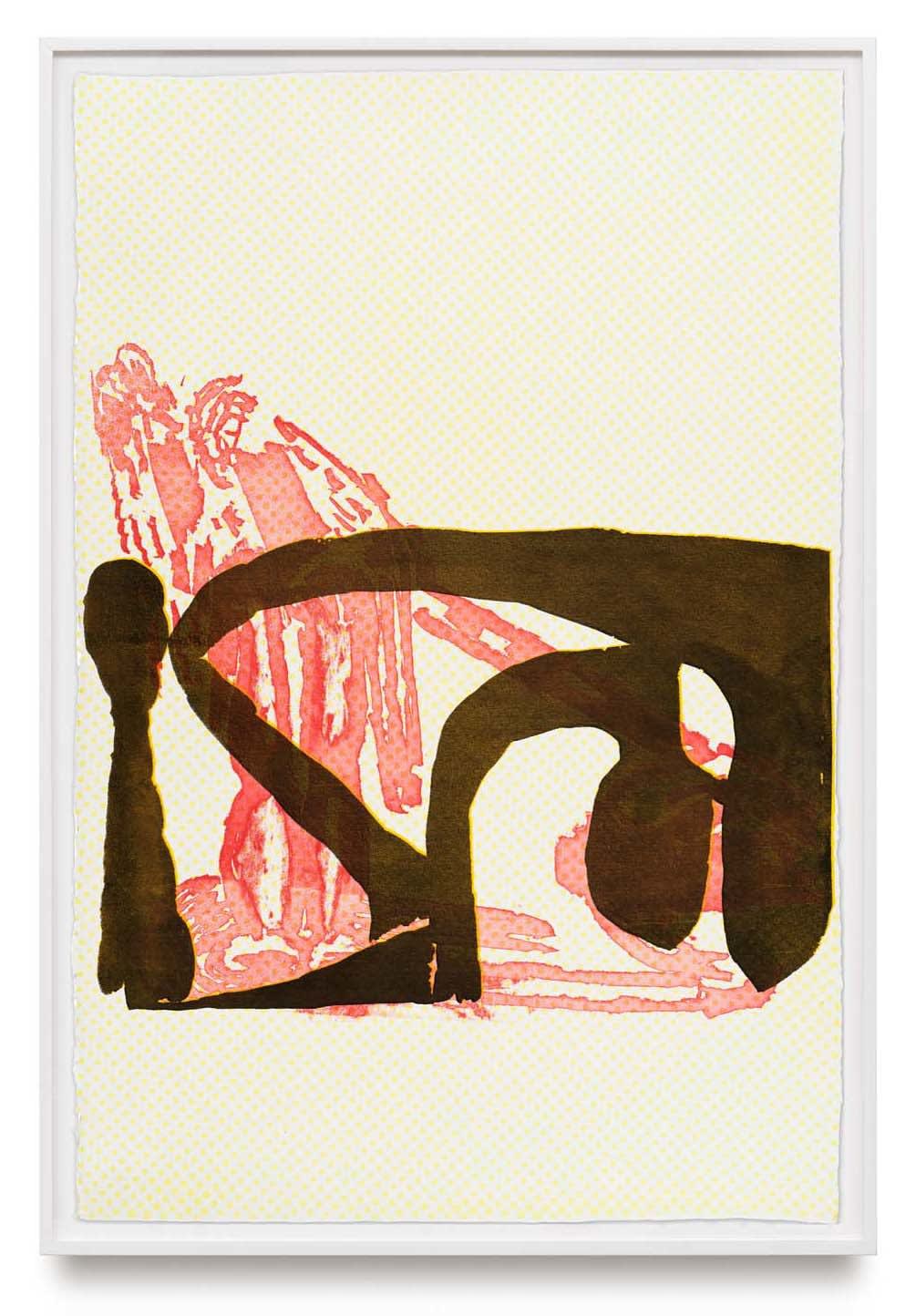 Amy Sillman, Dub Stamp (25), 2019