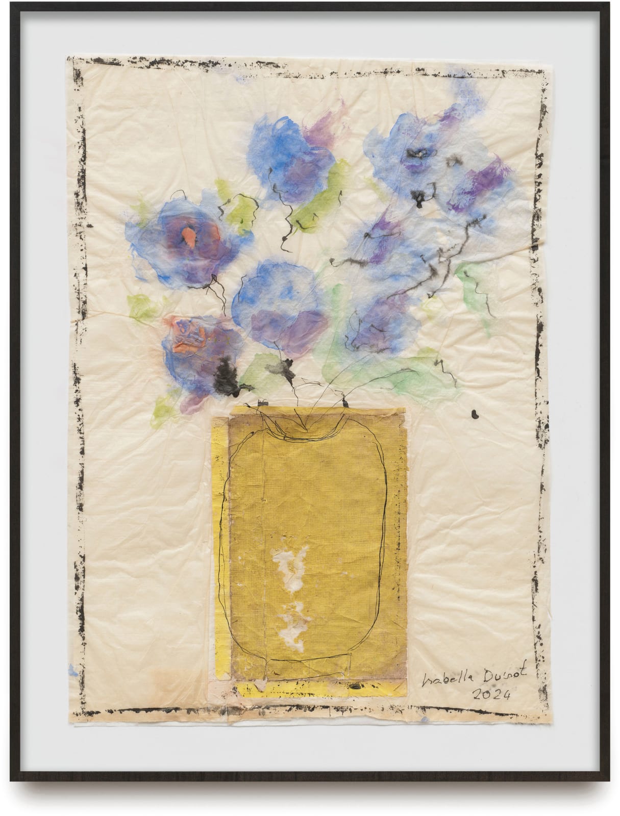 Isabella Ducrot, Trembling Blue Flowers, 2024